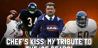 Chef’s Kiss: My Tribute to the ‘85 Bears
