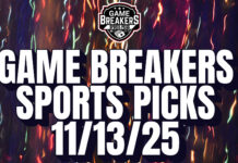 Game Breakers Sports Picks – 11/13/25