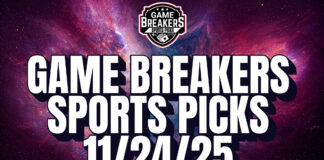 Game Breakers Sports Picks – 11/24/25