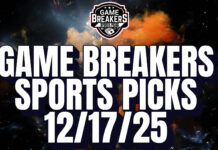 Game Breakers Sports Picks – 12/17/25