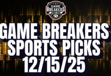Game Breakers Sports Picks – 12/15/25