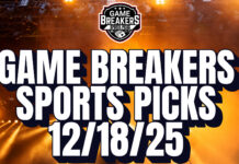 Game Breakers Sports Picks – 12/18/25