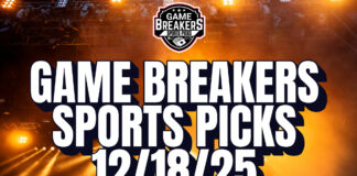 Game Breakers Sports Picks – 12/18/25