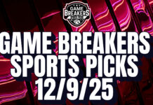 Game Breakers Sports Picks – 12/9/25