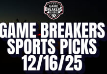 Game Breakers Sports Picks – 12/16/25