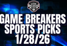Game Breakers Sports Picks – 1/28/26