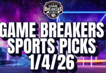 Game Breakers Sports Picks – 1/4/26