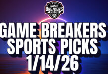 Game Breakers Sports Picks – 1/14/26