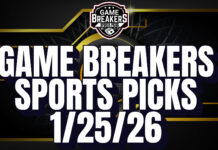 Game Breakers Sports Picks – 1/25/26