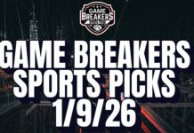 Game Breakers Sports Picks – 1/9/26