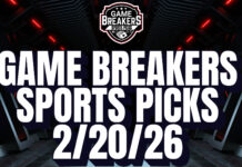 Game Breakers Sports Picks – 2/20/26