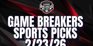 Game Breakers Sports Picks – 2/23/26