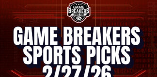 Game Breakers Sports Picks – 2/27/26