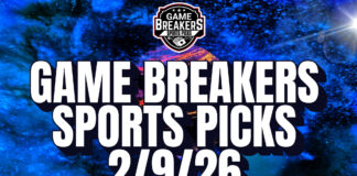 Game Breakers Sports Picks – 2/9/26