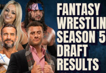 Fantasy Wrestling Season 5 Draft Results