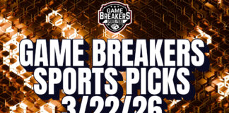 Game Breakers Sports Picks – 3/22/26