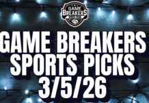 Game Breakers Sports Picks – 3/5/26