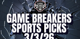 Game Breakers Sports Picks – 3/3/26