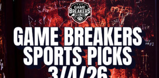 Game Breakers Sports Picks – 3/4/26