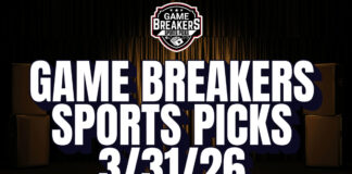 Game Breakers Sports Picks – 3/31/26
