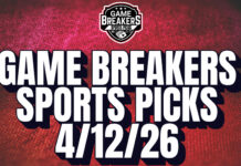 Game Breakers Sports Picks – 4/12/26