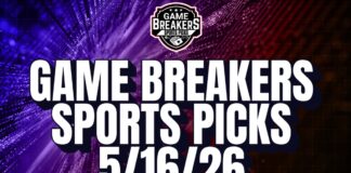 Game Breakers Sports Picks – 5/16/26
