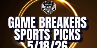 Game Breakers Sports Picks – 5/18/26