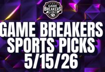 Game Breakers Sports Picks – 5/15/26